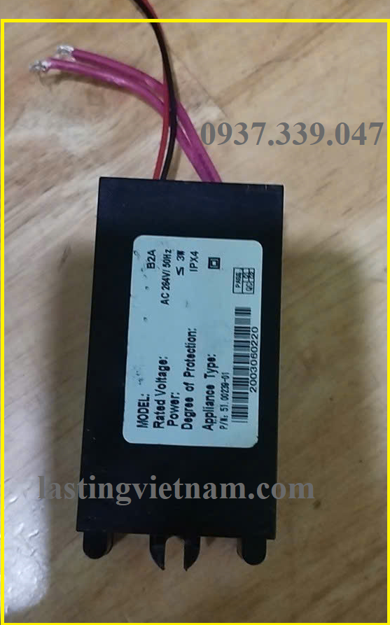 Bộ Nguồn Biến Áp Phổ Thông 220V/6VDC – Linh Kiện LASTING Tương Thích Thiết Bị Âm Tường INAX - Image 6