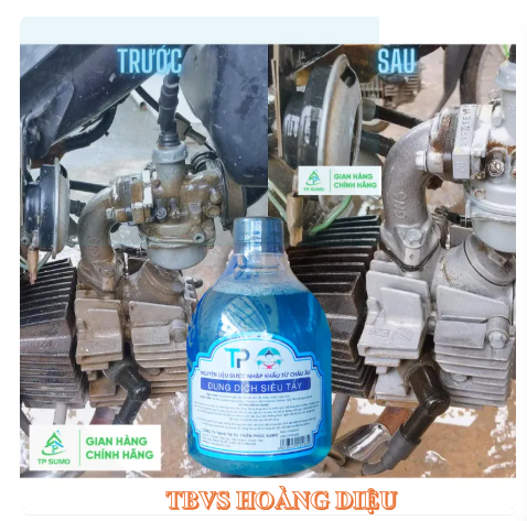 Dung Dịch Tẩy Khoang Máy, Lốc Xe Máy, Đầu Bò Xe, Tẩy Sắt, Nhôm, Inox, Kính Tp Sumo 500ml - Image 3